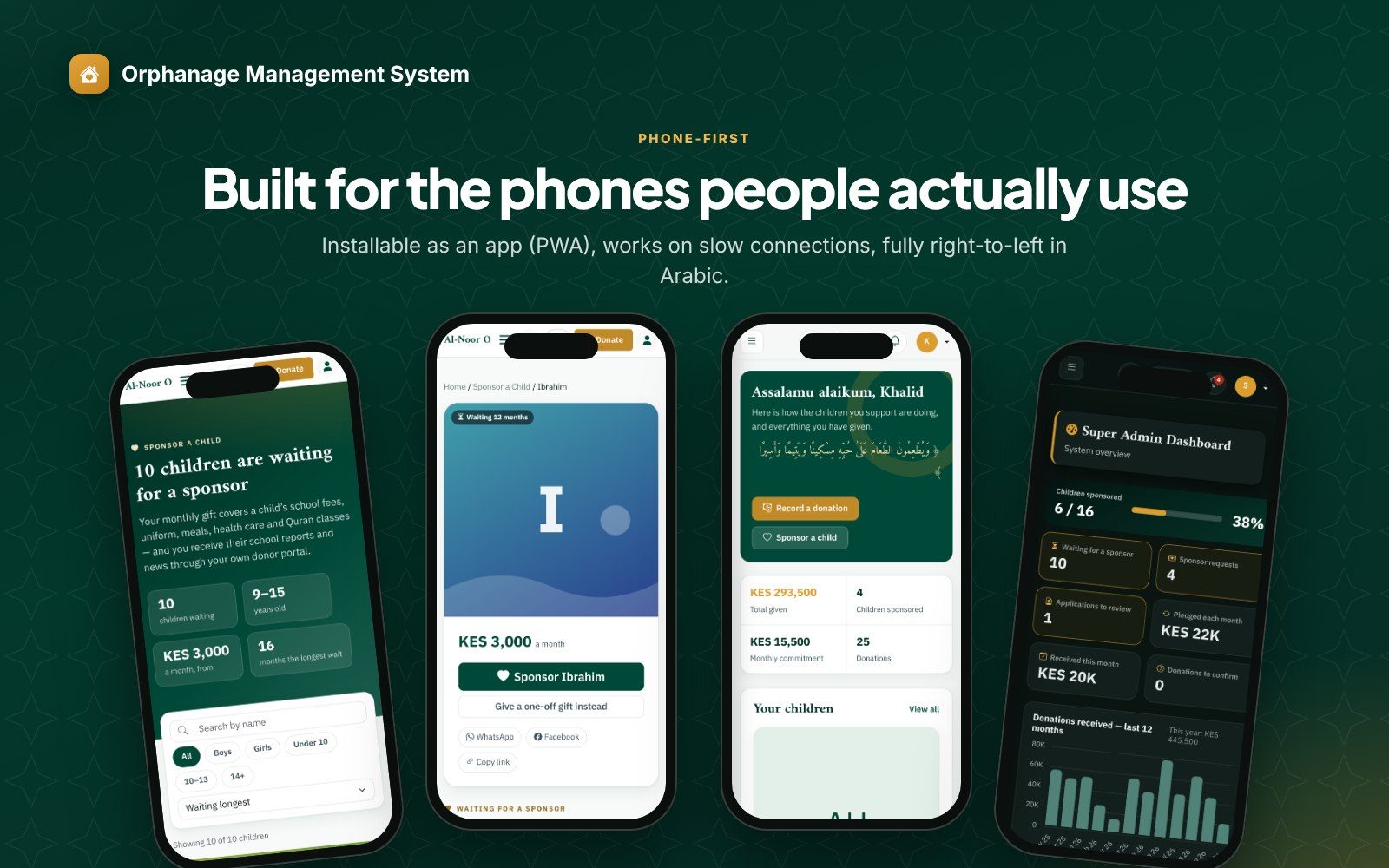 Multi-Branch Orphanage and School Management System (OMS) screenshot 8