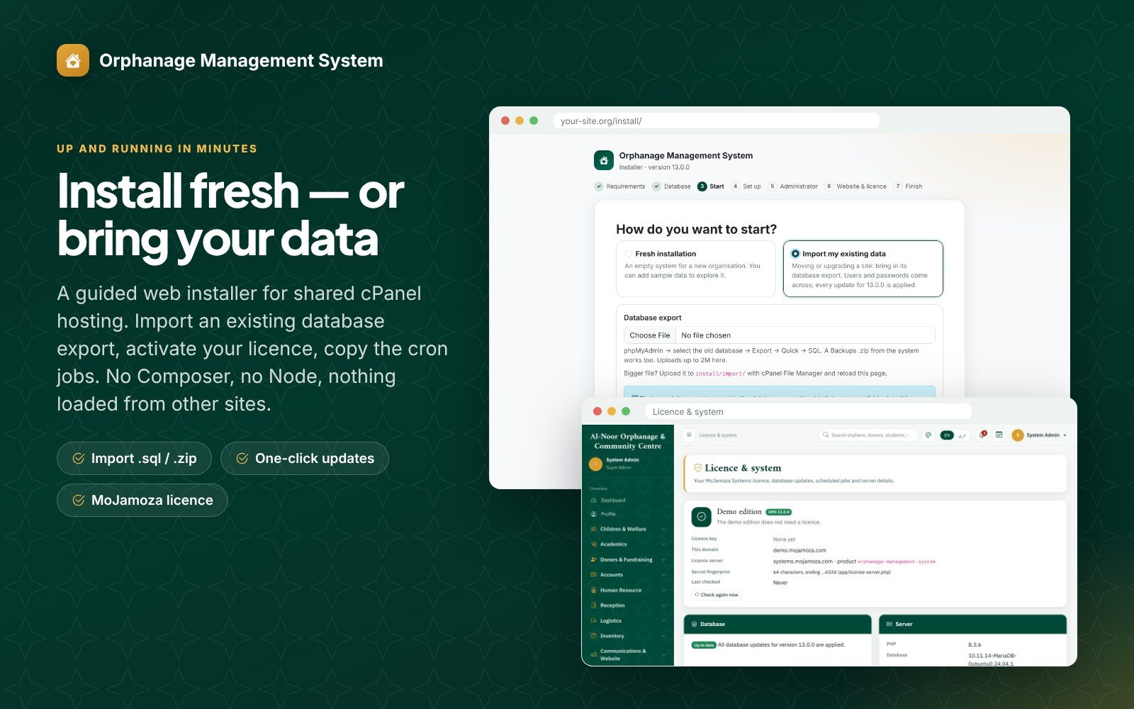 Multi-Branch Orphanage and School Management System (OMS) screenshot 11