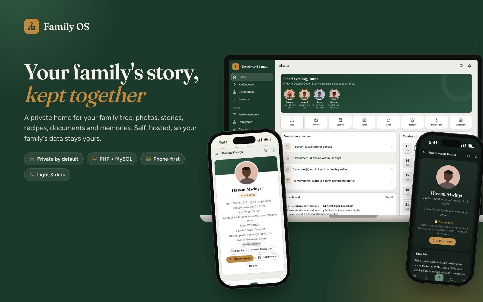 Family OS screenshot